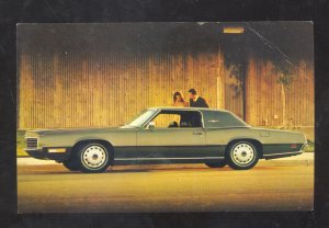 1971 FORD THUNDERBIRD 2 DOOR LANDAU CAR DEALER ADVERTISING POSTCARD