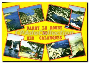 Old Postcard Carry Le Rouet and its creeks