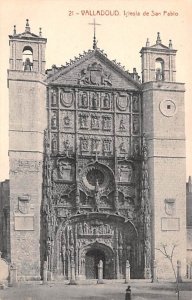 Iglesia de San Pablo Valladolid Spain Unused 