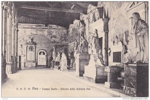 Campo Santo, Interno Della Galleria Est., PISA (Tuscany), Italy, 1900-1910s
