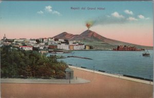 Postcard Napoli dal Grand Hotel Italy