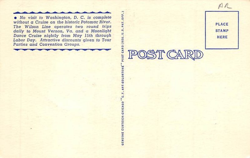 SS Mount Vernon Wilson Line Ship Topics Other, Postcard / HipPostcard