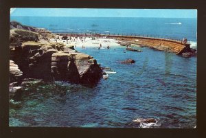 La Jolla, California/CA Postcard, Children's Pool, 1962!