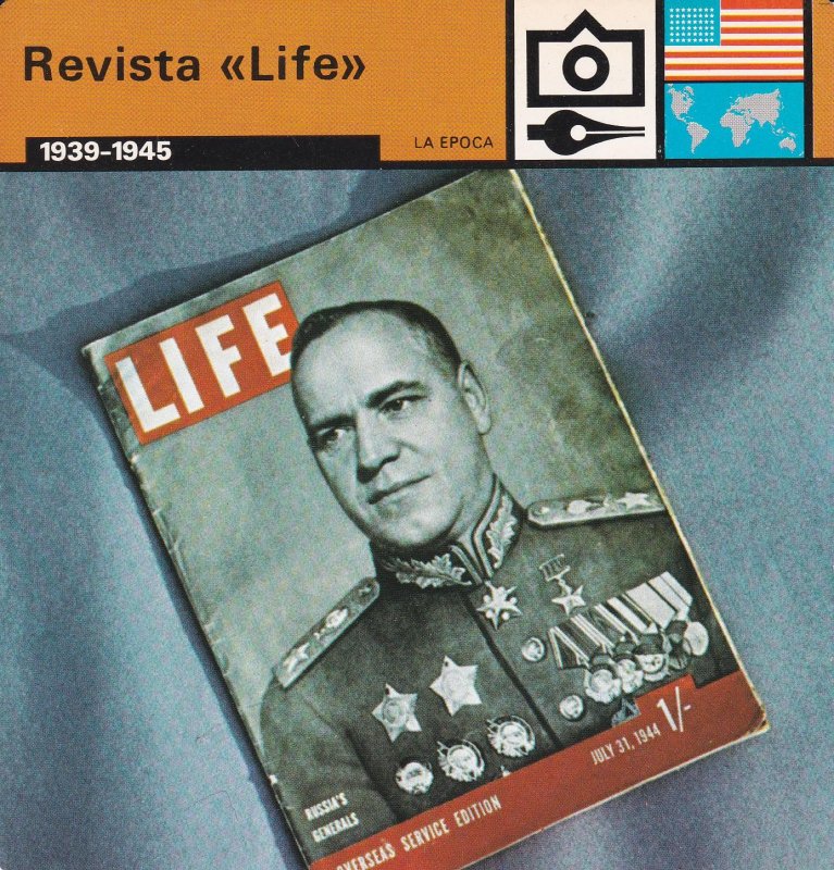 FICHA LA EPOCA: REVISTA LIFE. 1939-1945