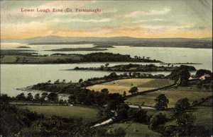 Fermanagh Ireland Lower Lough Erne c1910 Vintage Postcard