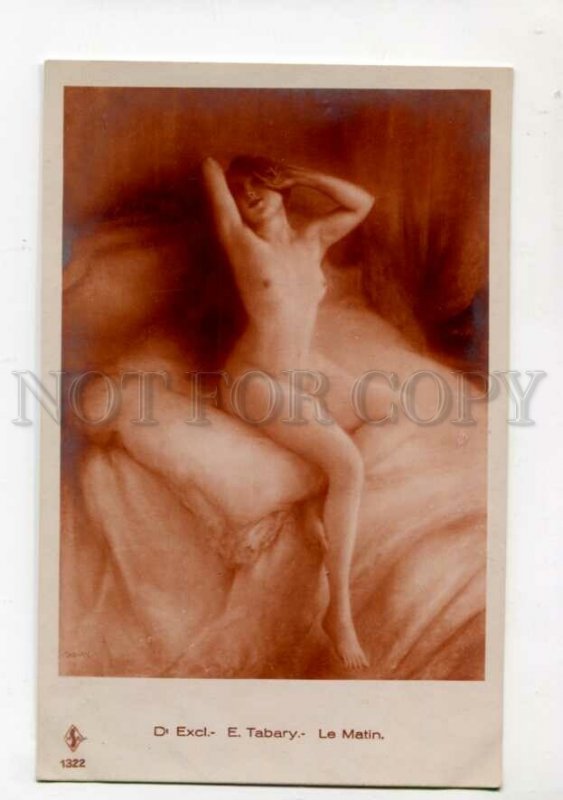 3111578 NUDE Woman BELLE on Bed by TABARY vintage SALON PC