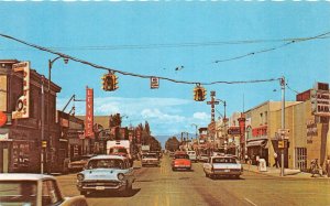 J23/ Alamosa Colorado Postcard Chrome San Luis Valley Main St Stores  261