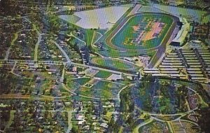 Aerial View Of World Famous Santa Anita Race Track Santa Anita California