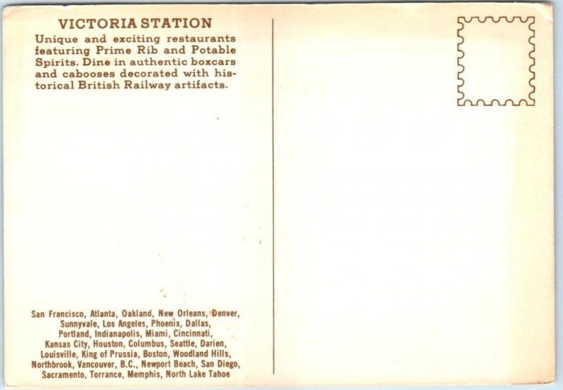 Postcard - Victoria Station