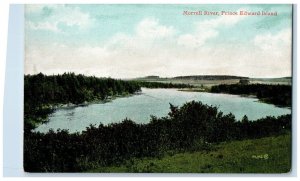 Scenic View Of Morrell River Prince Edward Island Canada Vintage Posted Postcard