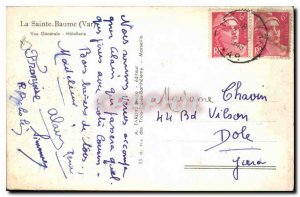 Old Postcard La Sainte Baume Var general view Hotellerie