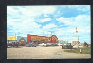 MURDO SOUTH DAKOTA ;IONEER AUTO MUSEUM OLD CARS ADVERTISING POSTCARD S.D.