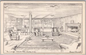 Edward Goodall Artist The Lounge Grouse Nest Sooke BC Canada Postcard H83