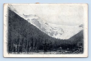The Great Glacier Mount Sir Donald Selkirks BC Canada Thompsons DB Postcard P4