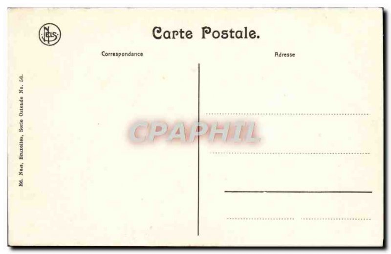 Old Postcard Ostend Quai des Pecheurs Boats