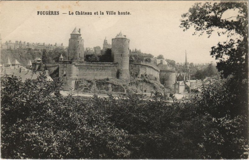 CPA Fougeres le Chateau et la ville haute (1237522)