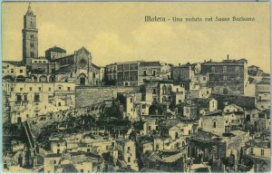 85943 - vintage postcard - city matera - barisan sasso -