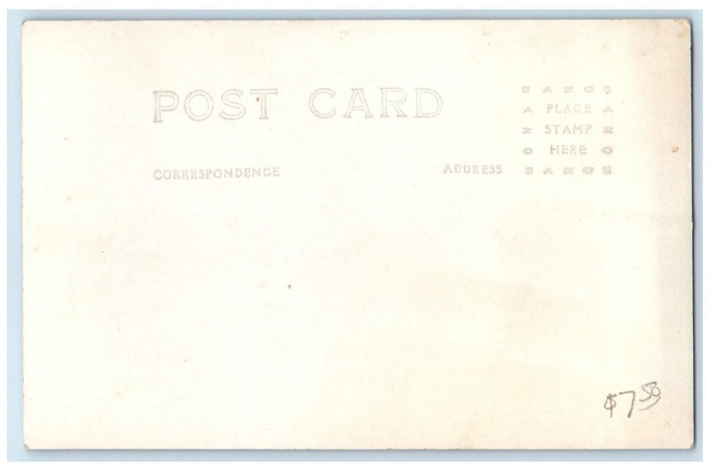 c1910 US Post Office Junction City Kansas KS Unposted RPPC Photo Postcard