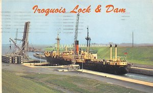 Iroquois Lock & Dam St. Lawrence Seaway Canal 1966 