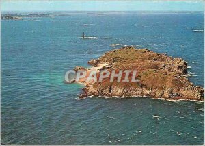 Modern Postcard Island Cezembre (Ille et Vilaine) is the Most Important of th...