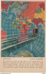 BOSTON, MASSACHUSETTS, 1950-60s; Mapparium, Eastern Hemisphere, The Christian...