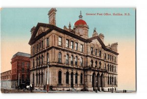 Halifax Nova Scotia Canada Postcard 1907-1915 General Post Office