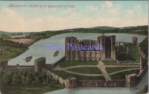 Warwickshire Postcard - Kenilworth Castle as it appeared in 1620 - DC2023