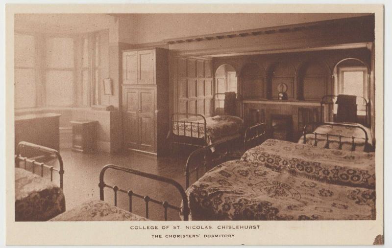 London; College Of St Nicholas, Chislehurst, The Choristers Dormitory PPC Unused 