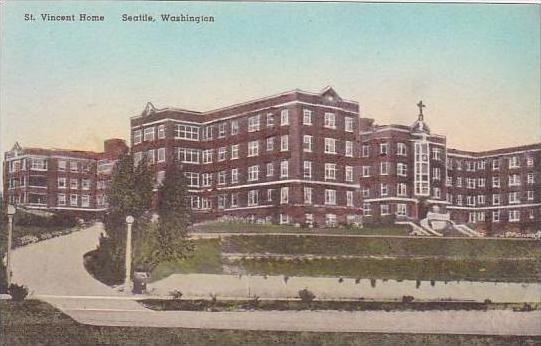 Washington Seattle Saint Vincent Home Albertype