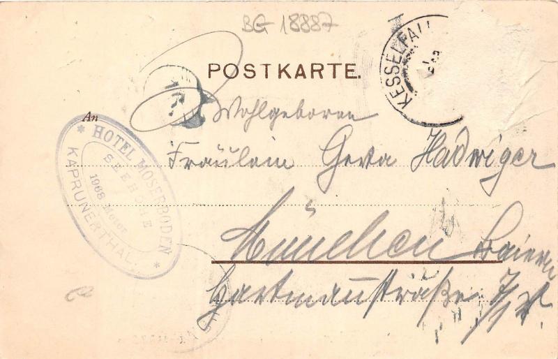bg18887 Moserboden Hotel Kaprun 1900    austria