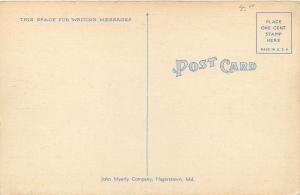 Waynesboro Pennsylvania~Post Office~Anthony Wayne Hotel~Main St c1940 Art Deco