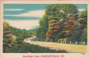 Kentucky Nortonville Greetings From Nortonville 1950