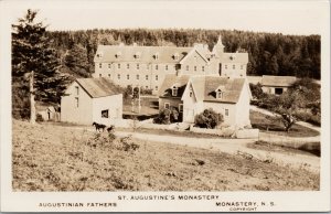 St. Augustine's Monastery Nova Scotia NS Augustinian Fathers RPPC Postcard E93