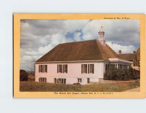 Postcard The Watch Hill Chapel, Watch Hill, Westerly, Rhode Island