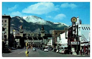 Postcard SHOP SCENE Colorado Springs Colorado CO AQ2348
