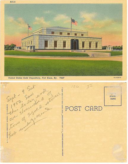 United States Gold Depository, Fort Knox, Kentucky