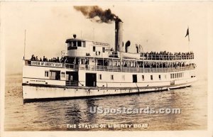 Statue of Liberty Boat - New York City Postcards, New York NY Postcard