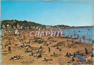 Postcard Modern Pleneuf Val Andre Cotes The North Beach