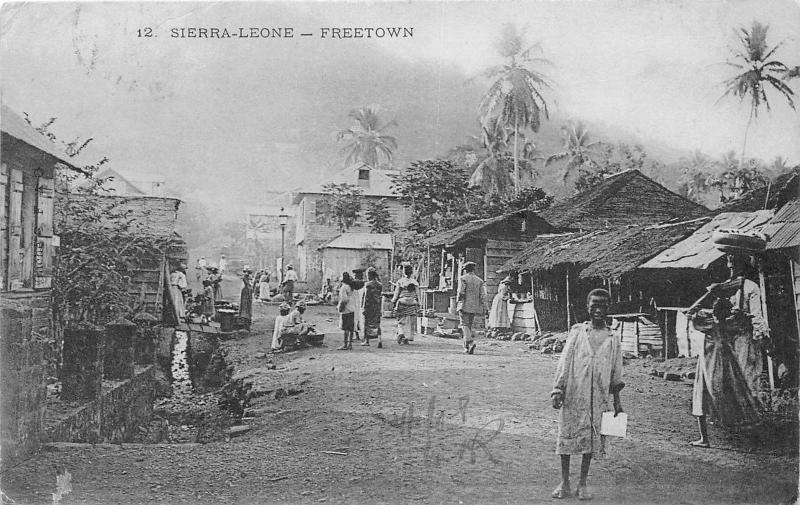 B84982 types folklore   freetown   sierra leone 