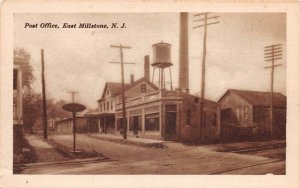 East Millstone New Jersey Post Office Street Scene Vintage Postcard AA72357