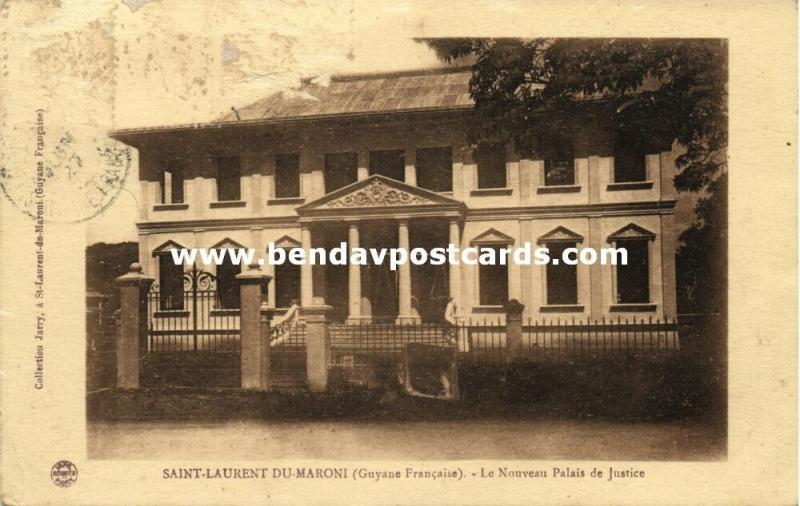 french guiana, Saint-Laurent-du-Maroni, New Courthouse (1927)