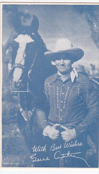 Cowboy Arcade Card Gene Autry