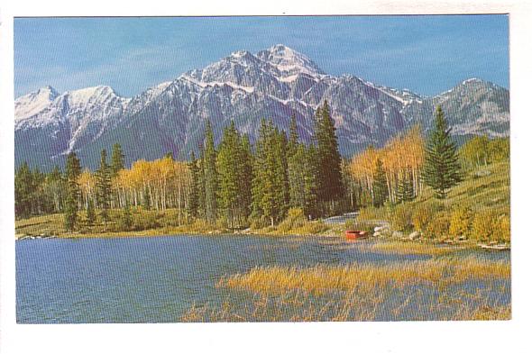 Pyramid Mountain, Jasper, Canadian Rockies, Alberta, Photo W J L Gibbons