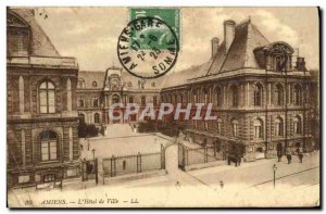 Old Postcard Amiens L & # 39Hotel City