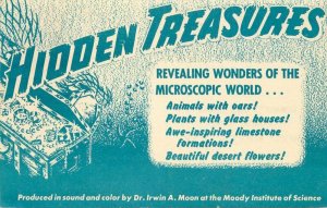 Artist impression Hidden Treasures Sermon Science 1952 Postcard Illinois 8947