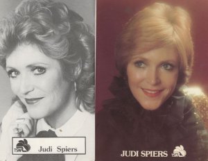 Judi Spiers Radio Television Presenter 2x TSW Card Photo s