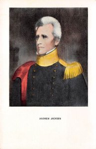 Portrait of General Andrew Jackson By Ralph E.W. Earl View Postcard Backing 