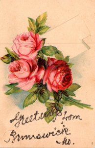 Missouri Greetings From Brunswick With Roses