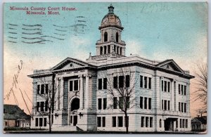 K45/ Missoula Montana Postcard c1910 County Court House 36