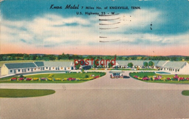 1958 KNOX MOTEL Knoxville TN Clarence Poer Owner, Marion Mayhew Mgr, to Warren